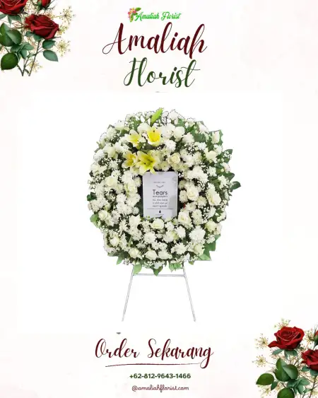 Krans Bunga Duka Paripurno